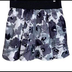 Express Design Studio Stretch Watercolor Skirt
